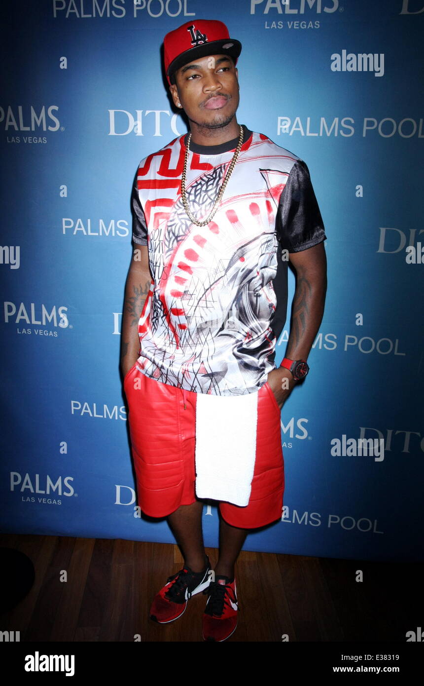 Ne-Yo führt am "Graben freitags" am Graben Pool im Palms Casino Resort Featuring: Ne-Yo wo: Las Vegas, NV, USA bei: 9. August 2013 Stockfoto