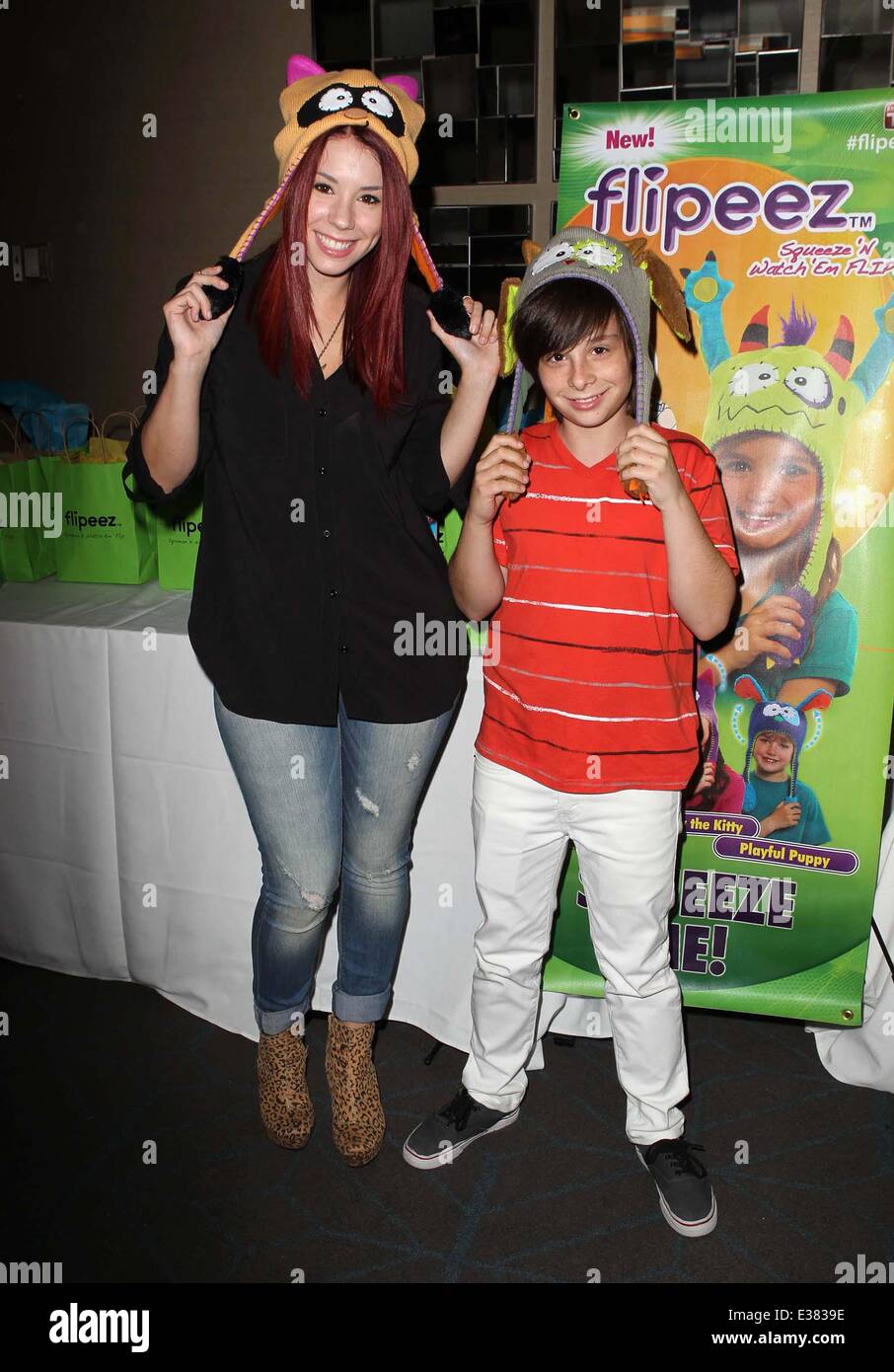 KIIS FM Pre-Teen Choice Awards Gifting Suite im W Hotel Los Angeles mit: Jillian Rose Reed, Robbie Tucker wo: Hollywood, Kalifornien, Vereinigte Staaten, wann: 10. August 2013 Stockfoto