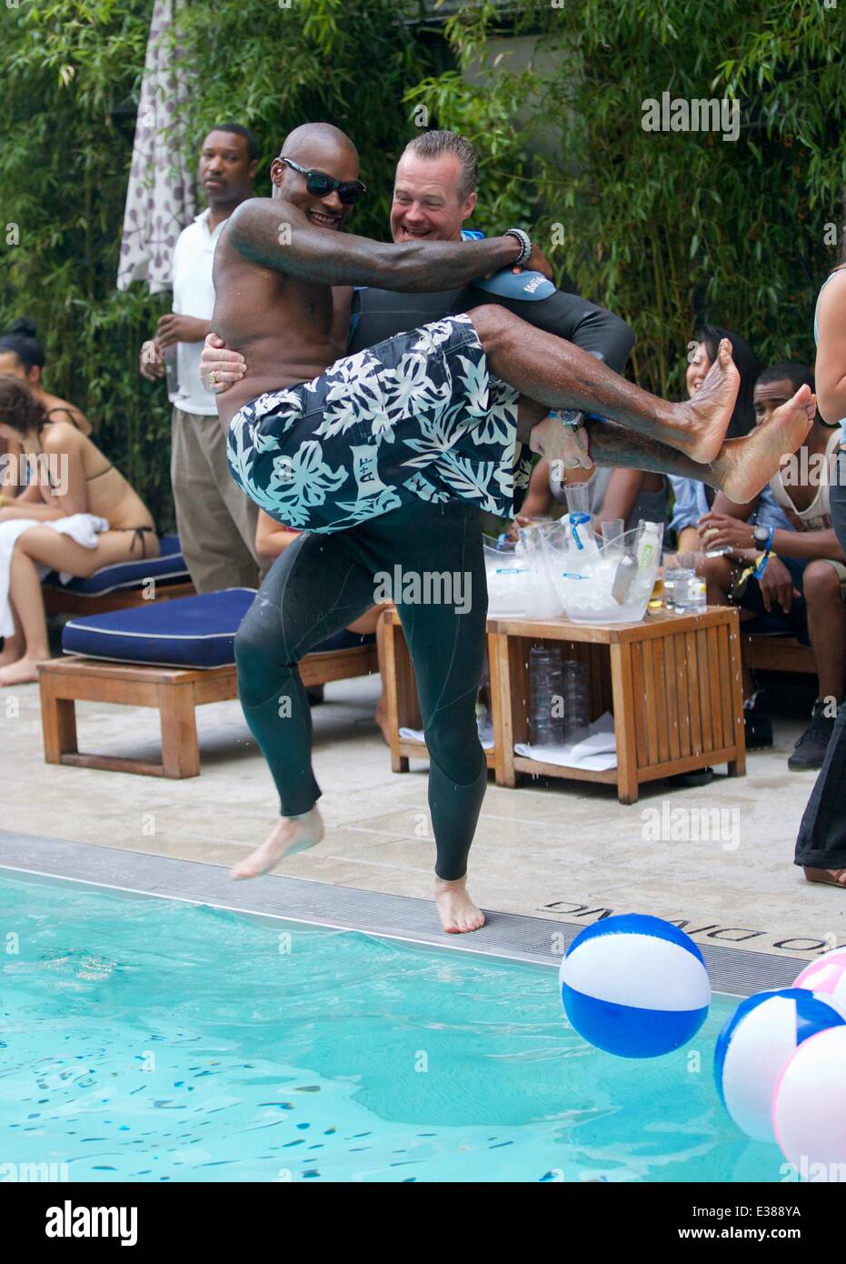 Connor Cruise "Closer To Heaven" Listening Party im Dream Downtown am 13. August 2013 in New York City mit: Tyson Beckford wo: New York City, NY, Vereinigte Staaten, wann: 13. August 2013 Stockfoto