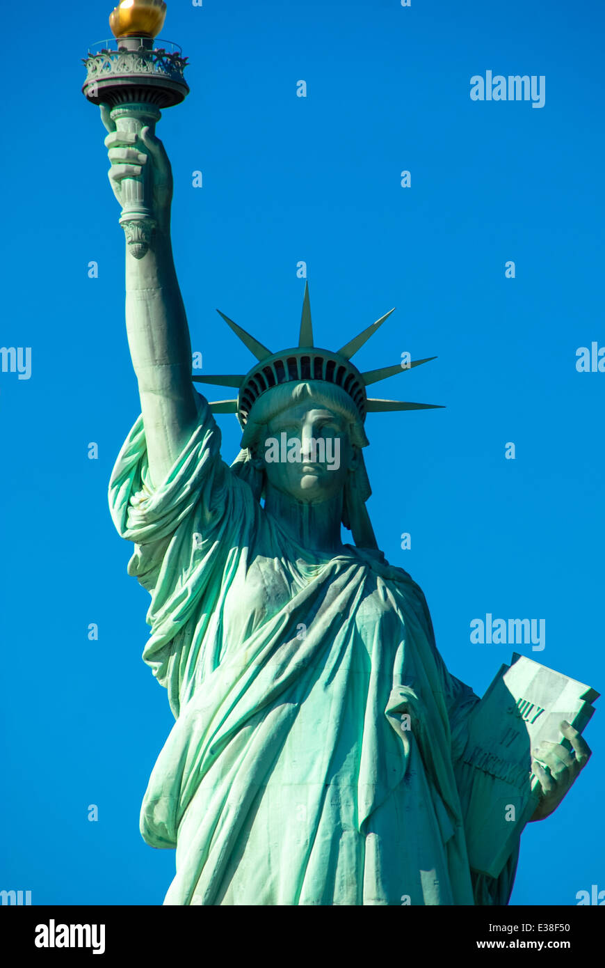 Freiheitsstatue in New York, Vereinigte Staaten Stockfoto