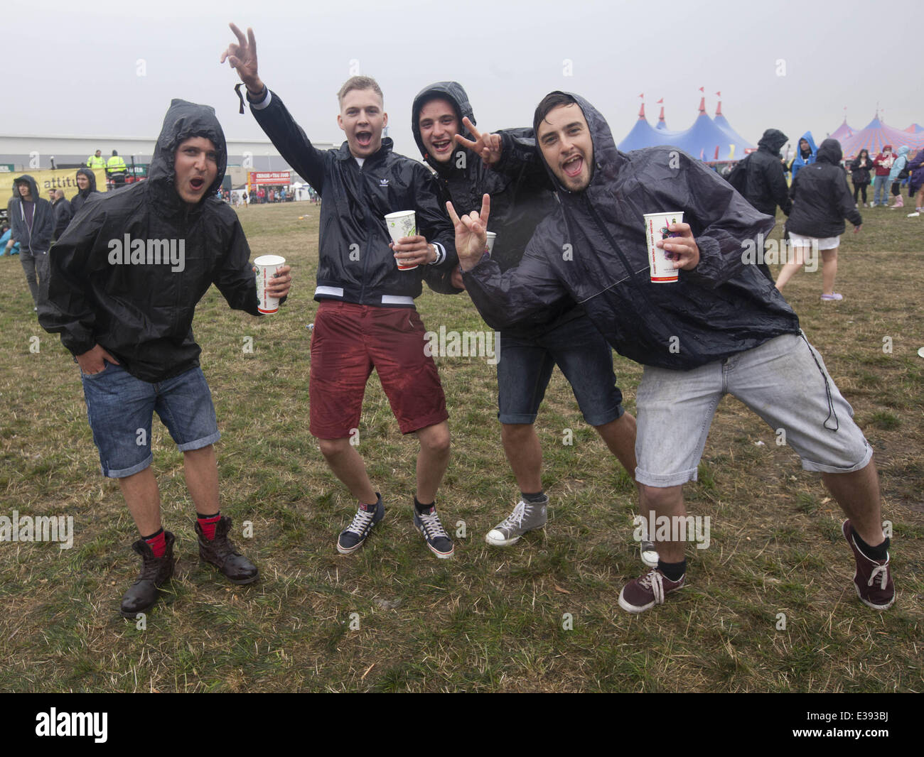 Reading Festival 2013 - Tag 2 Mitwirkende: Atmosphäre wo: Reading, Vereinigtes Königreich bei: 24. August 2013 Stockfoto