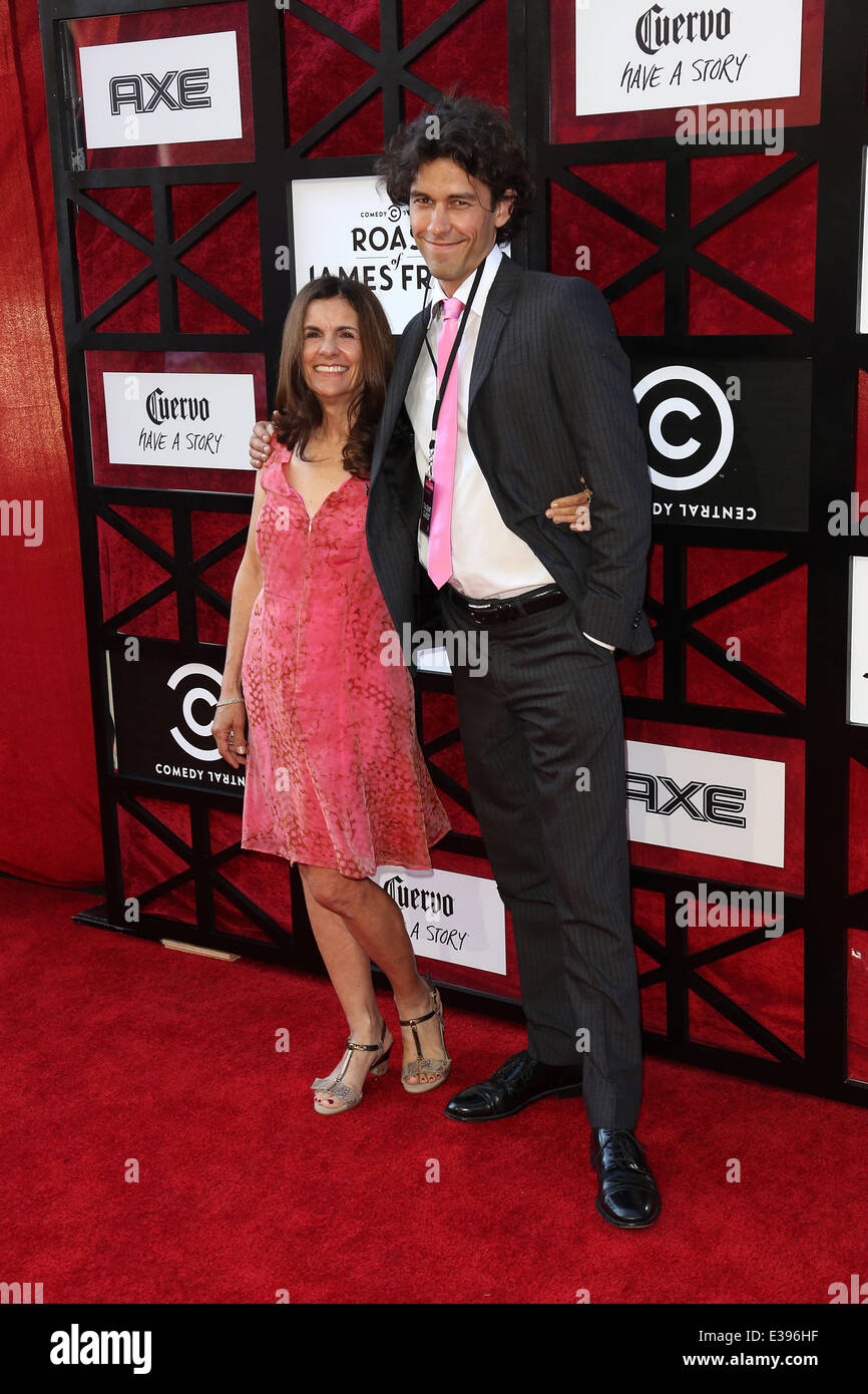 COMEDY CENTRAL Roast von James Franco in Culver Studios Featuring besucht: Betsy Lou Franco, Tom Franco wo: Los Angeles, CA, Vereinigte Staaten von Amerika als: 25 Aug 2013Ein To/WENN.com Stockfoto