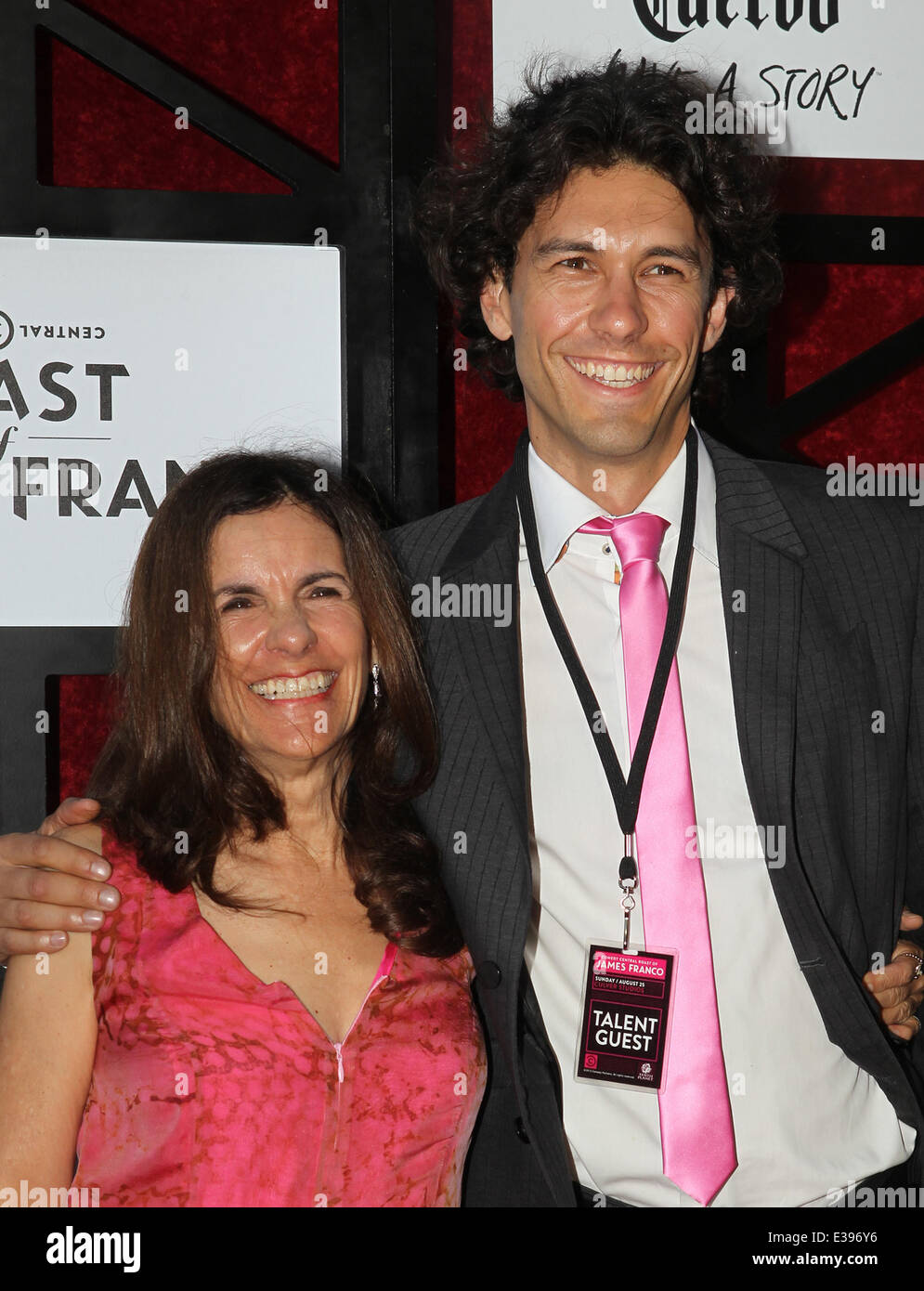 Comedy Central Roast von James Franco statt in den Culver Studios mit Culver City: Betsy Lou Franco, Tom Franco wo: Culver City, Kalifornien, Vereinigte Staaten, wann: 26. August 2013 Stockfoto