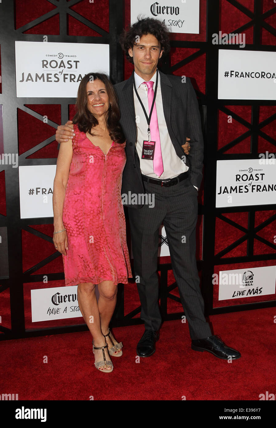 Comedy Central Roast von James Franco statt in den Culver Studios mit Culver City: Betsy Lou Franco, Tom Franco wo: Culve Stockfoto