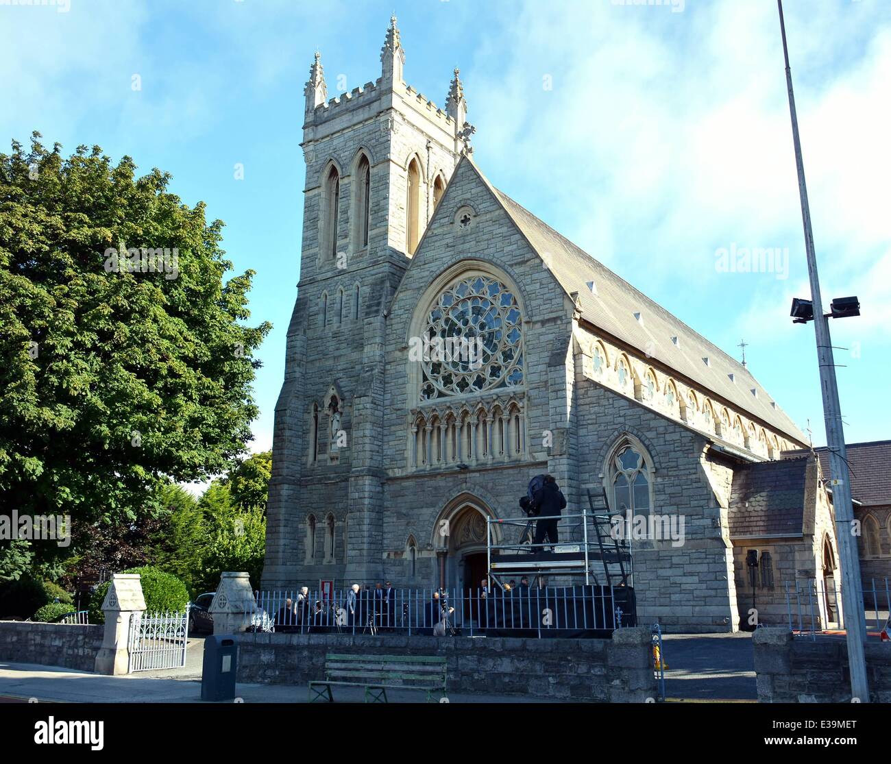 Die Beerdigung von Dichter Seamus Heaney an der Sacred Heart Church, Donnybrook Featuring: Sacred Heart Church, Donnybrook wo: Dublin, Irland: 02 September 2013 Stockfoto