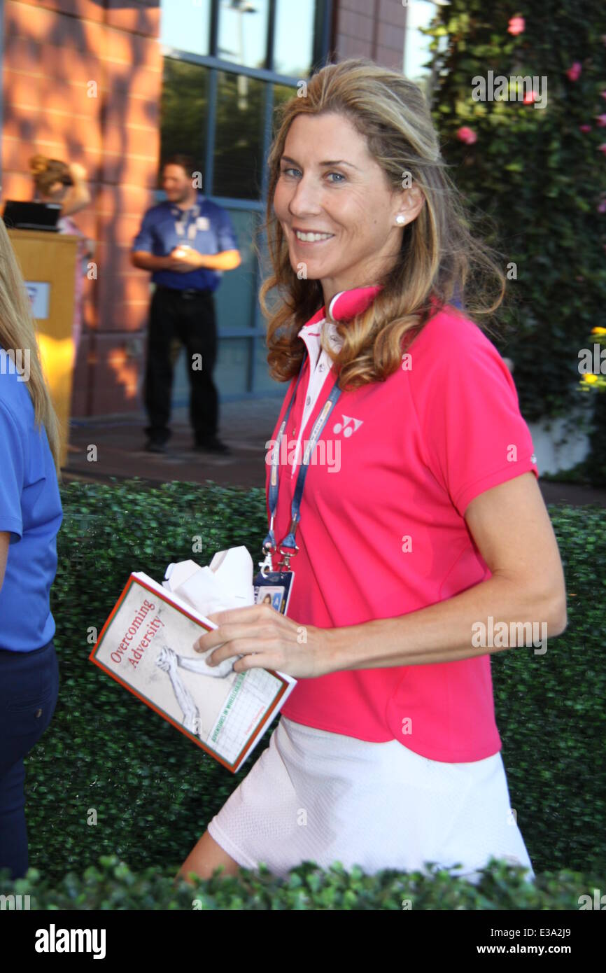 Tiffany Amber Thiessen, Brady Smith, Amanda Seyfried, Rosie Perez, Sir Richard Branson, Bill O'Reilly, Tyson Chandler mit seiner fa Stockfoto