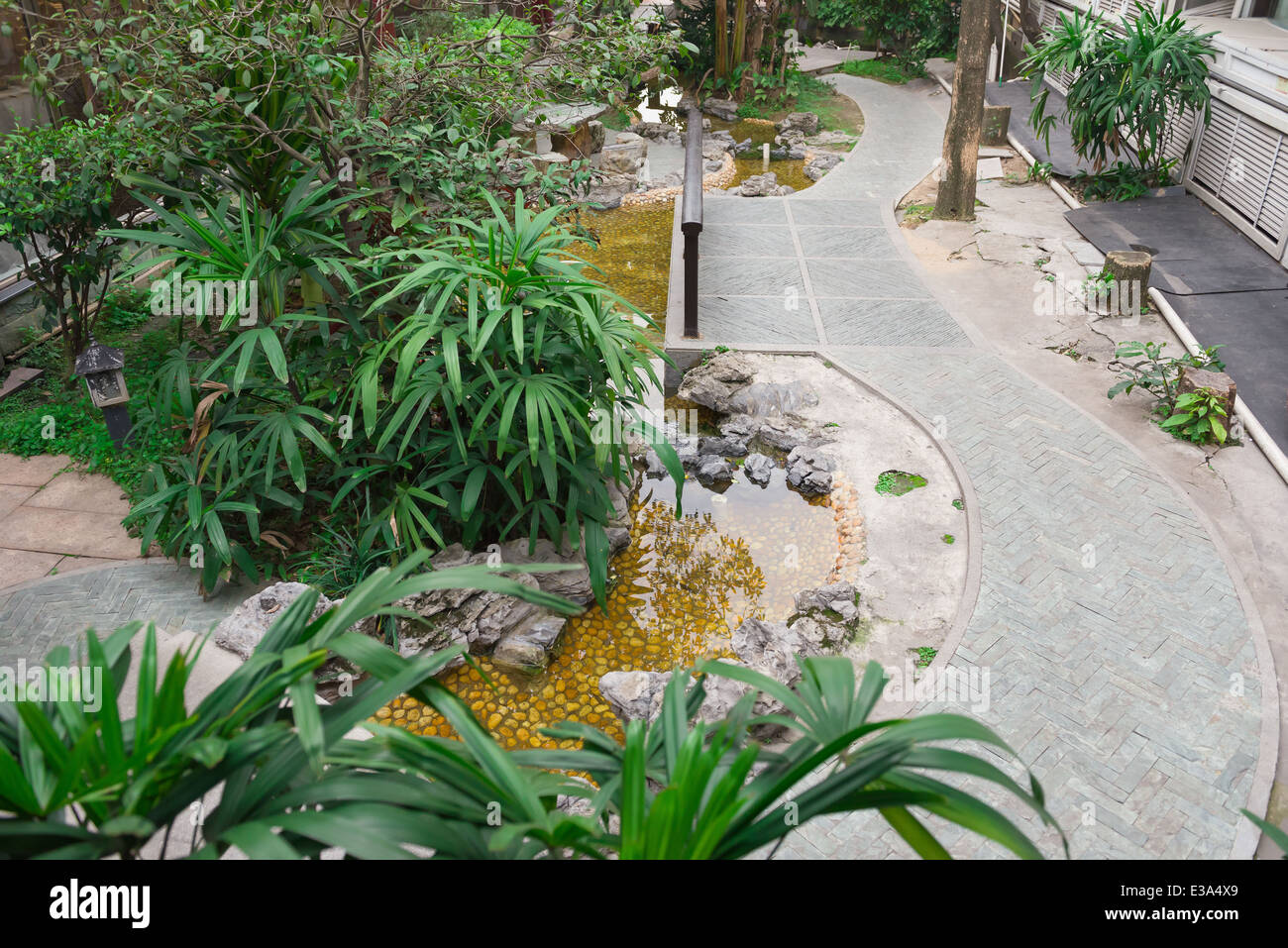 Garten im chinesischen Stil Stockfoto