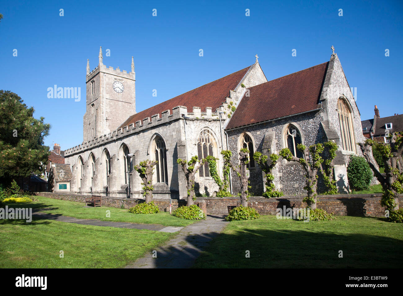 St. Marien Kirche, Marlborough, Wiltshire, England Stockfoto