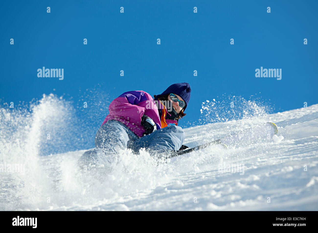 Skifahrer Stockfoto