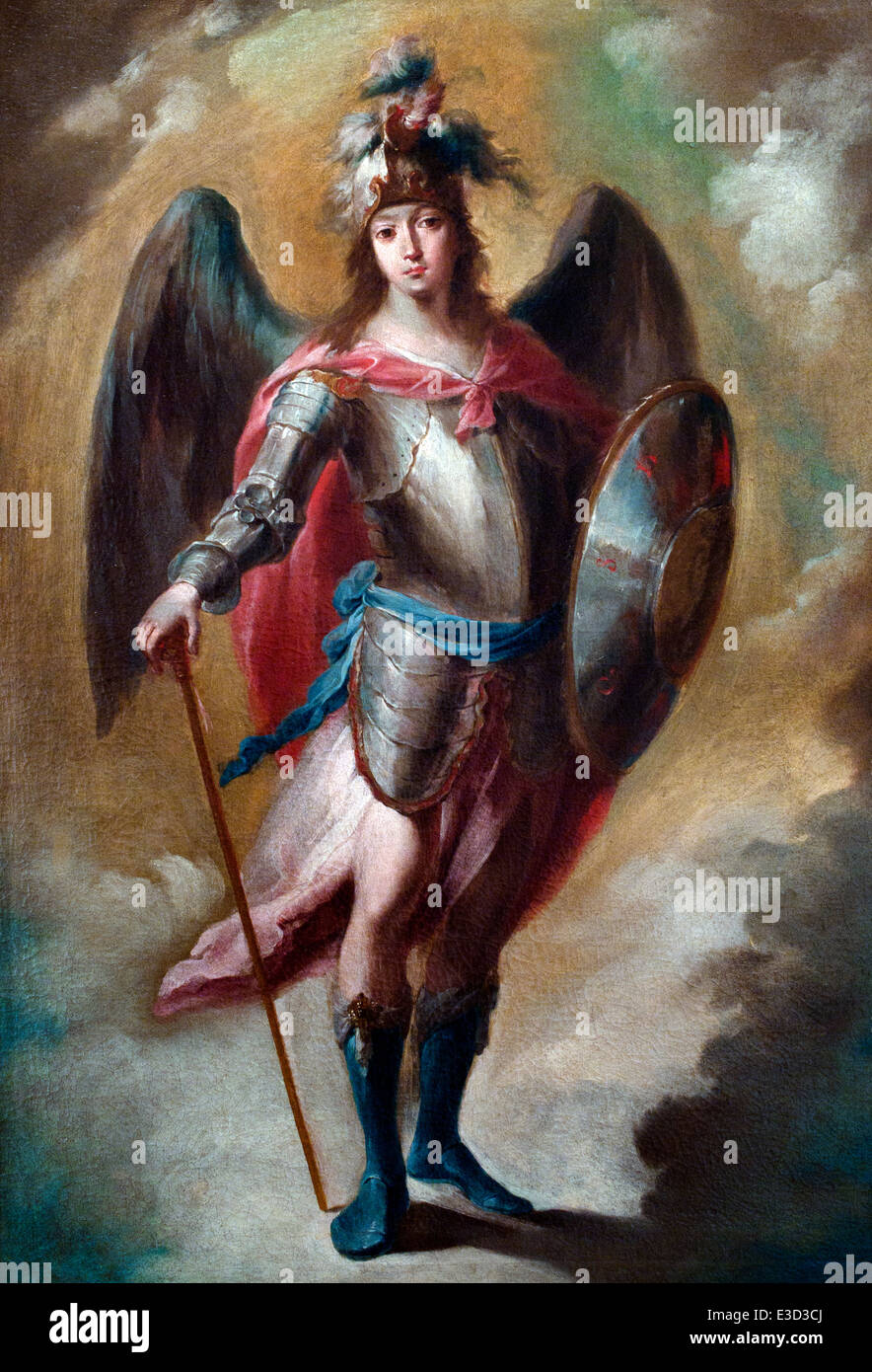 Erzengel Michael 1780 Espinal, John 1714-1783 Spanien Spanisch Stockfoto