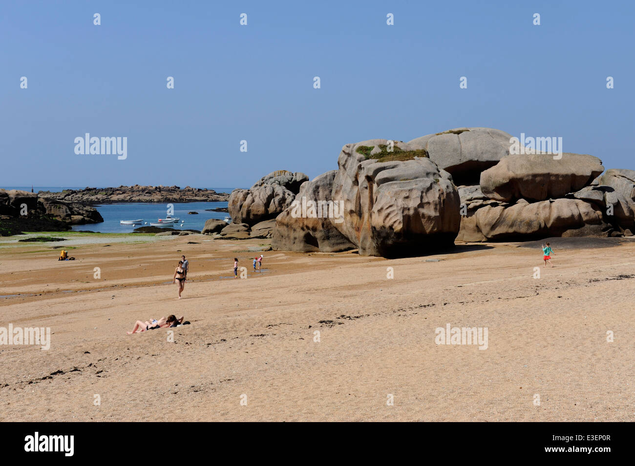 Munitionsdepot Strand, Côtes-d ' Armor, Bretagne, Bretagne, Tregor, Frankreich Stockfoto