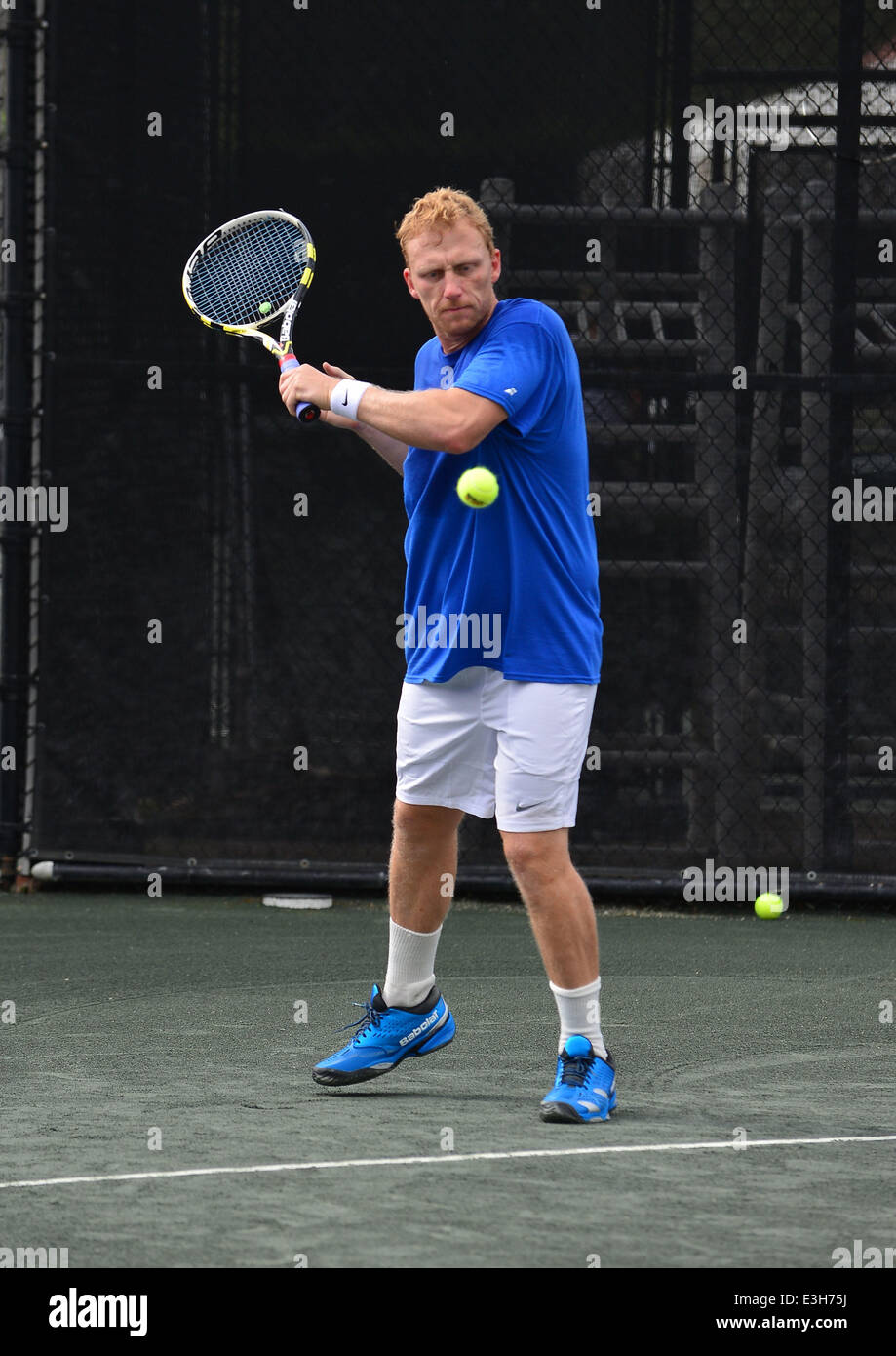 2013 Chris Evert pro-Promi Tennis Classic in Delray Beach-Tennis-Center mit: Kevin McKidd Where: Delray Beach, Florida, Vereinigte Staaten, wann: 16. November 2013 Stockfoto