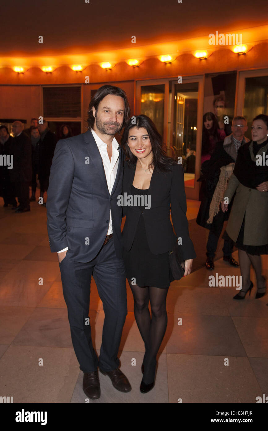 Theaterpreis "Der Faust" Award Ceremony am Schillertheater.  Mitwirkende: Moritz Rinke wo: Berlin, Deutschland: 16. November 2013 Stockfoto