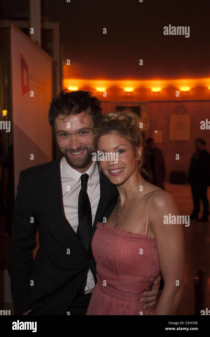 Theaterpreis "Der Faust" Award Ceremony am Schillertheater.  Mitwirkende: Nina Gnädig wo: Berlin, Deutschland: 16. November 2013 Stockfoto