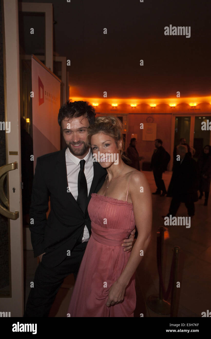 Theaterpreis "Der Faust" Award Ceremony am Schillertheater.  Mitwirkende: Nina Gnädig wo: Berlin, Deutschland: 16. November 2013 Stockfoto