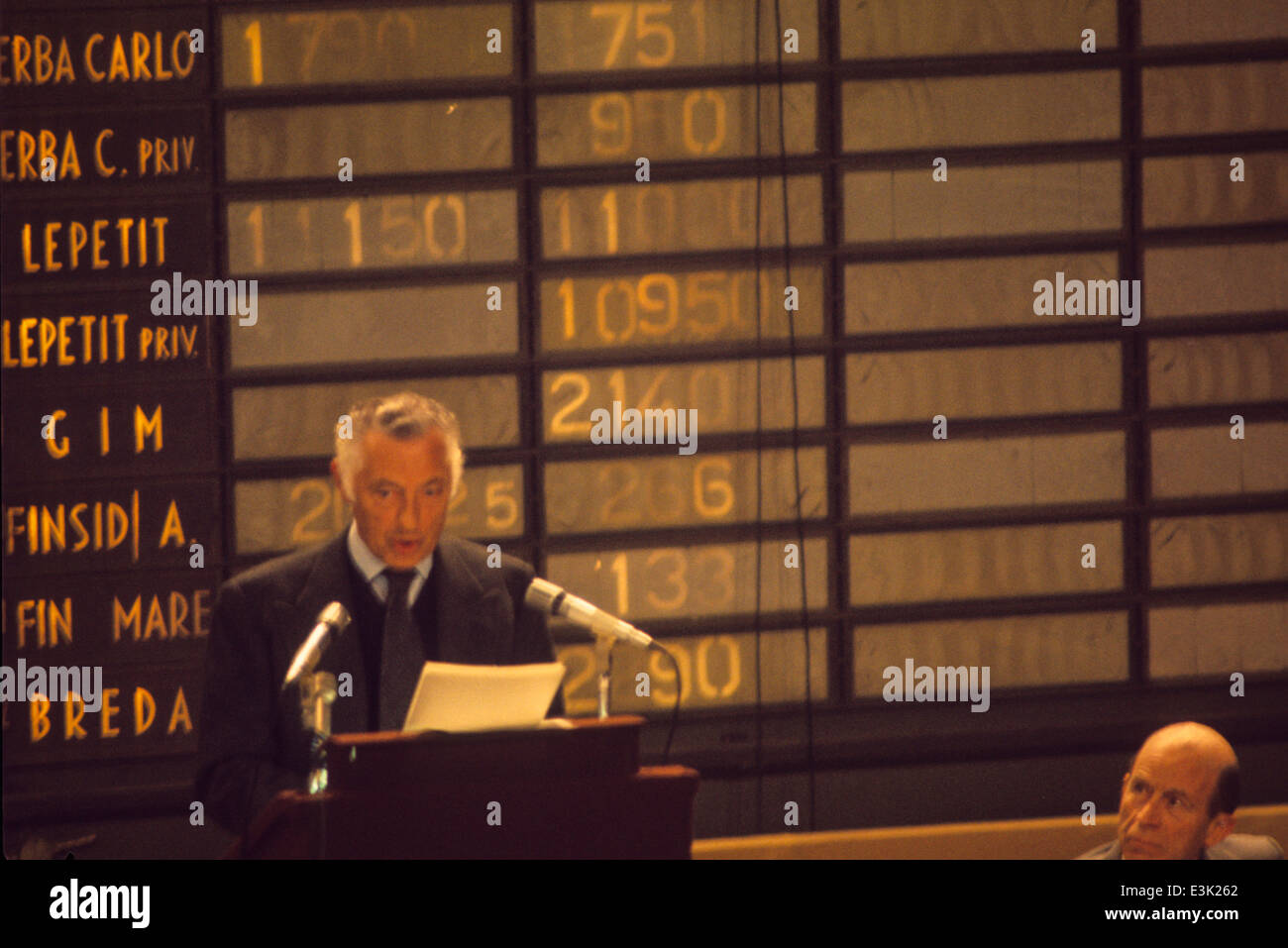 Gianni Agnelli, 80 Stockfoto