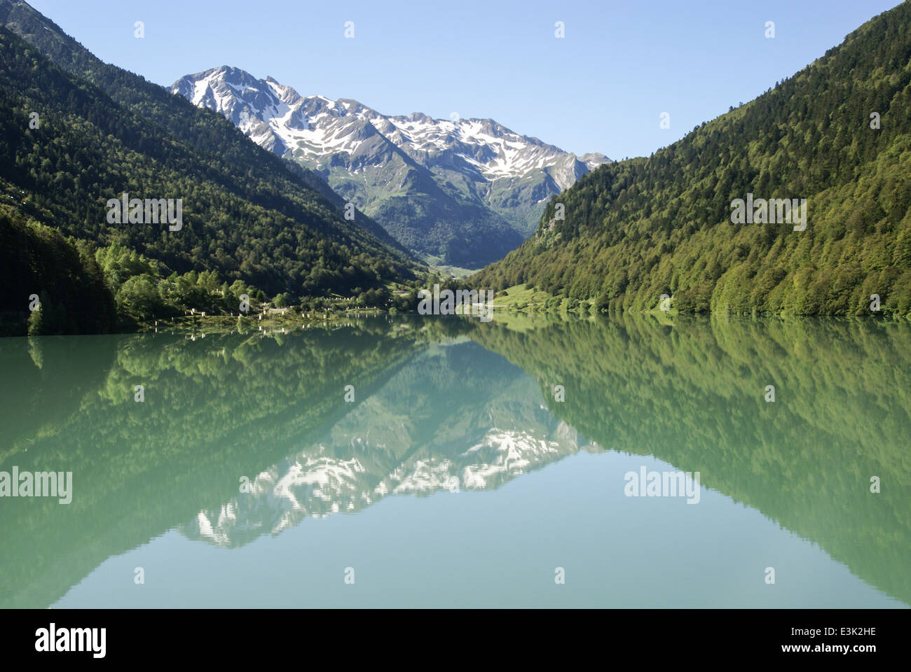 Pyrenäen-Nationalpark (Le Parc national des Pyrénées) Stockfoto
