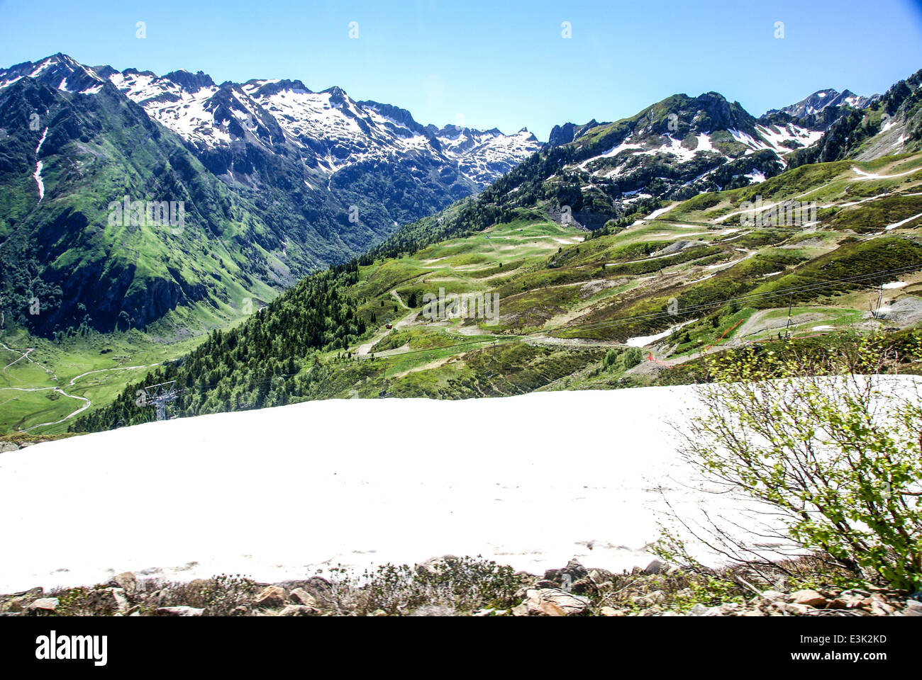 Pyrenäen-Nationalpark (Le Parc national des Pyrénées) Stockfoto