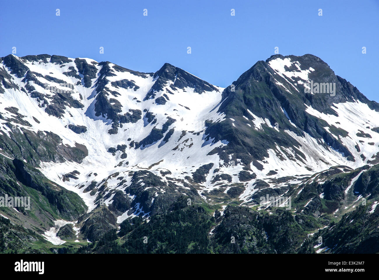 Pyrenäen-Nationalpark (Le Parc national des Pyrénées) Stockfoto