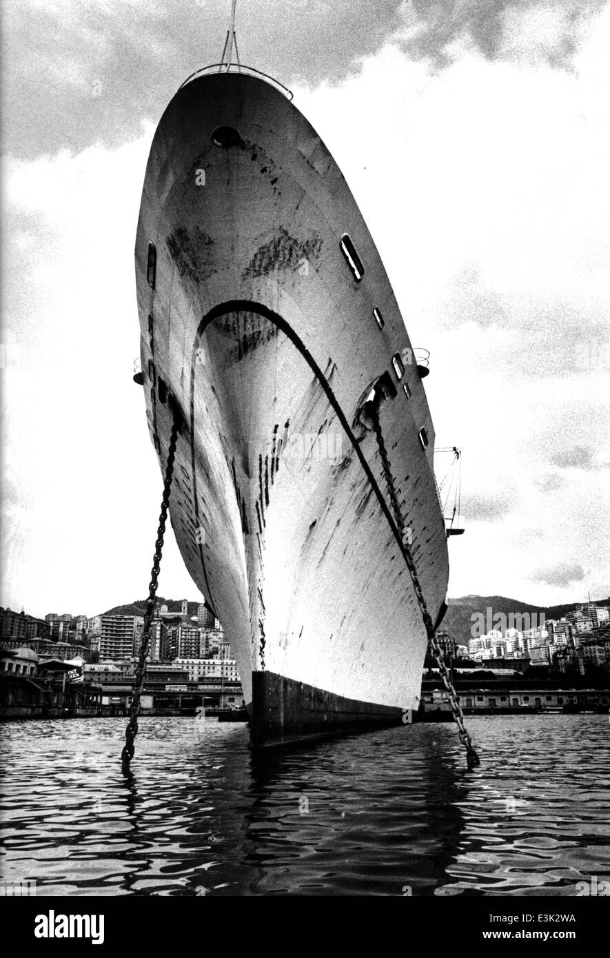 SS-Raffaello war eine italienische Ozeandampfer errichtet in den frühen 1960er Jahren für italienische Linie durch die Cantieri Riuniti dell'adriatico Stockfoto