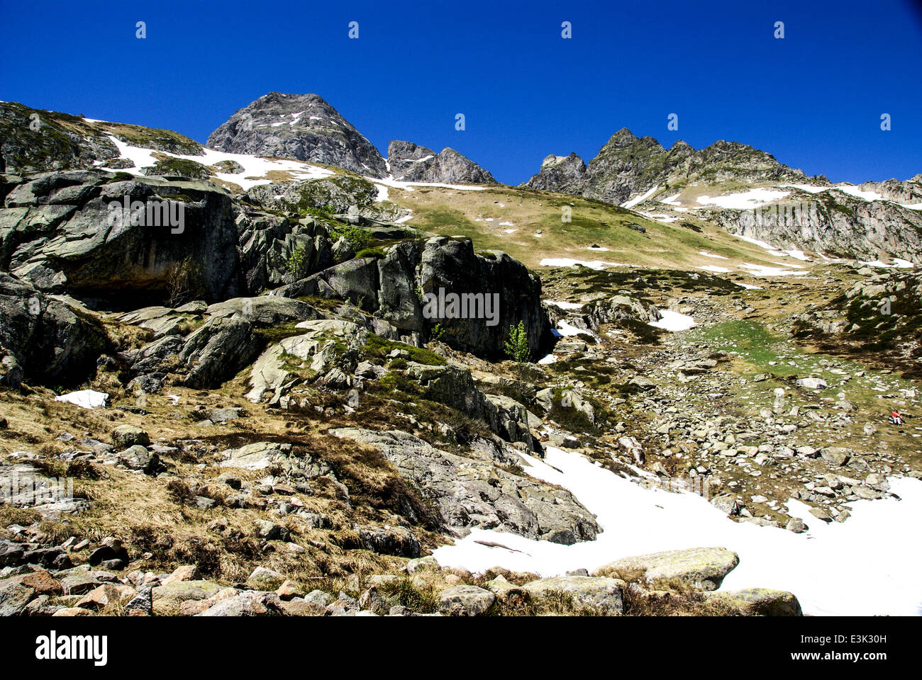 Pyrenäen-Nationalpark (Le Parc national des Pyrénées) Stockfoto