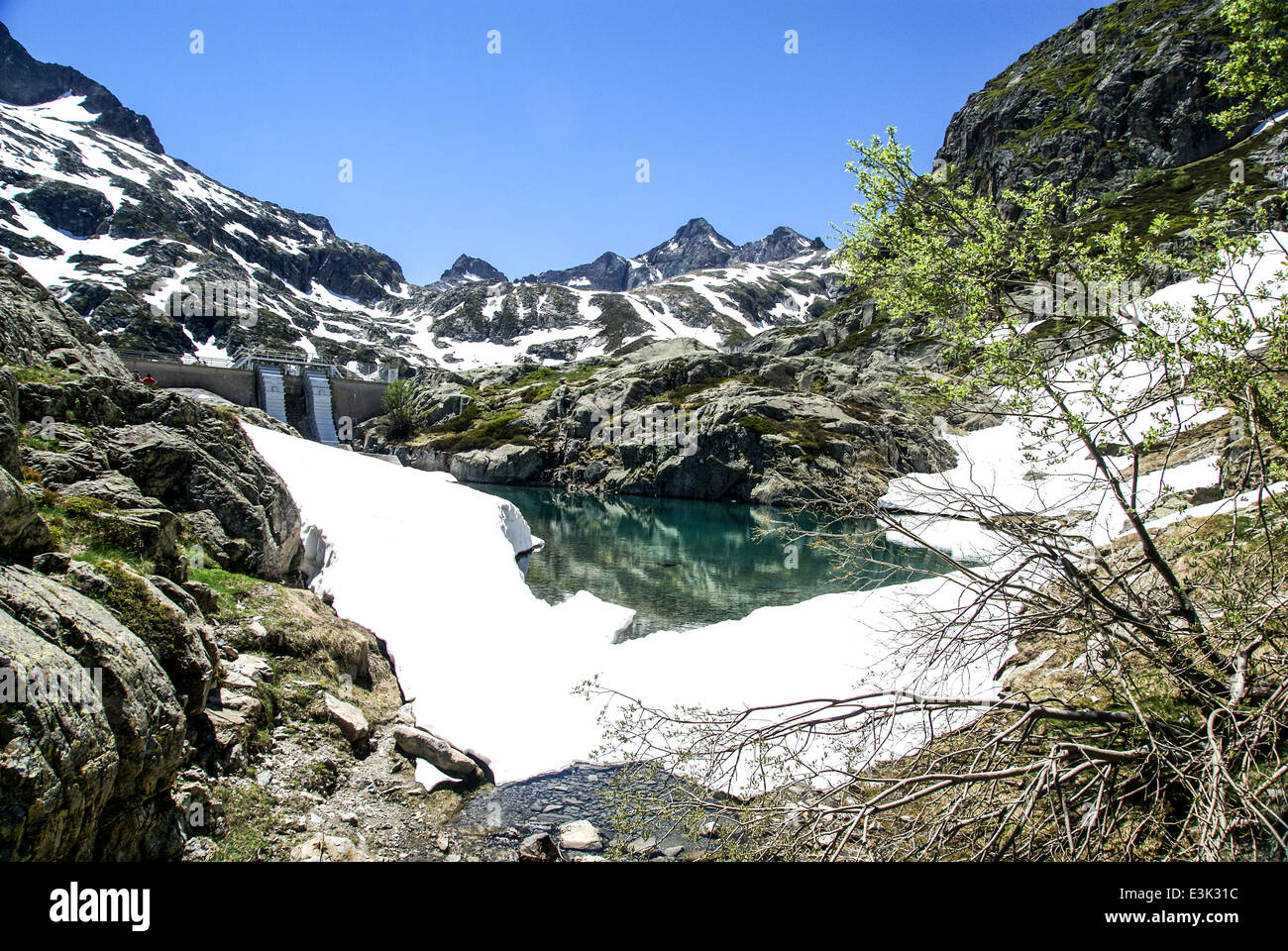 Pyrenäen-Nationalpark (Le Parc national des Pyrénées) Stockfoto