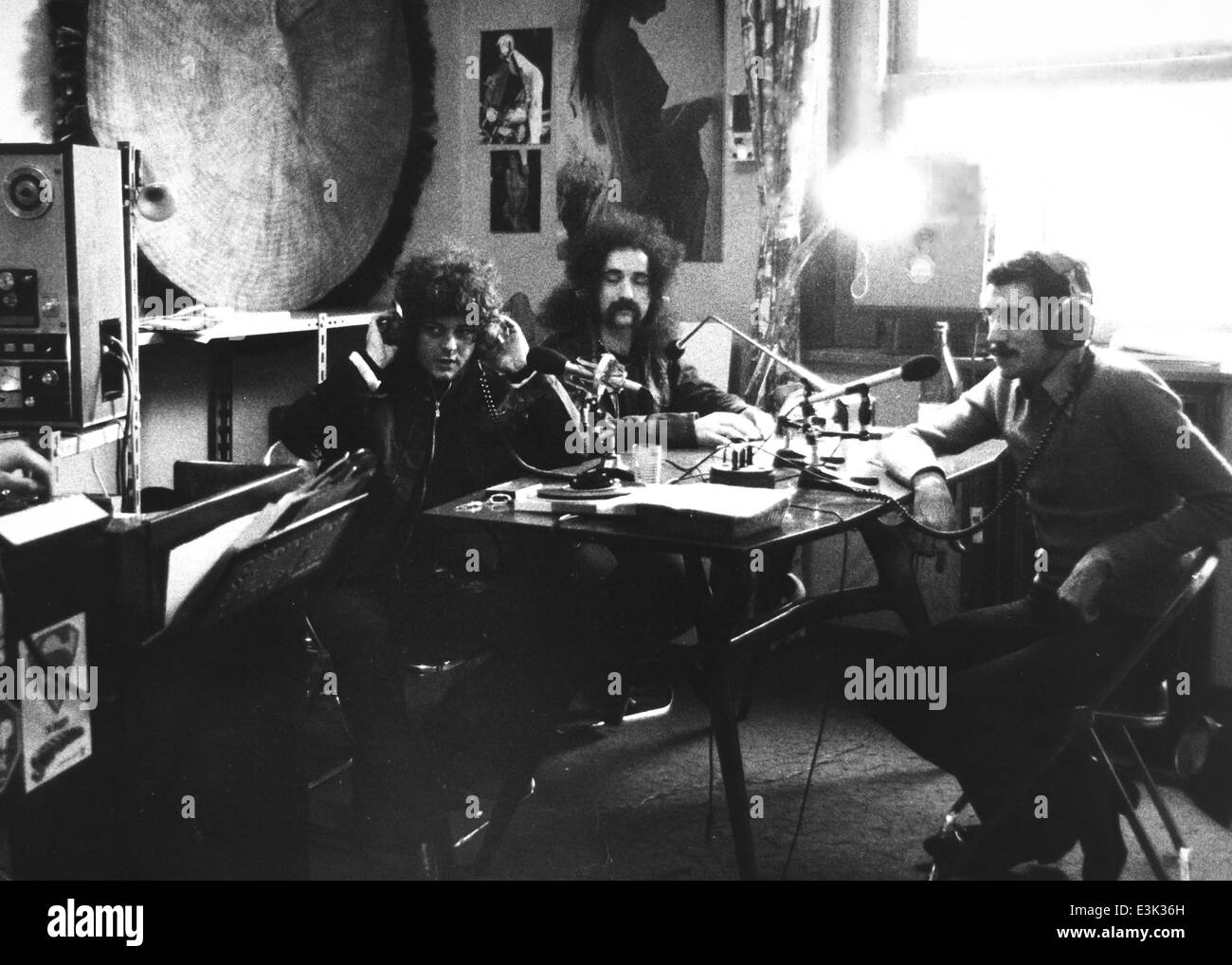 Camaleonti bei Radio Milano international, 70er Jahre Stockfoto