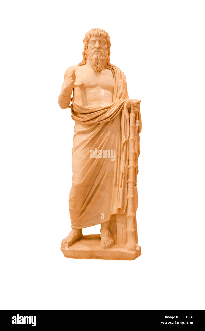 Statue des Apollonius von Tyana Griechisch Neopythagorean Philosoph Stockfoto