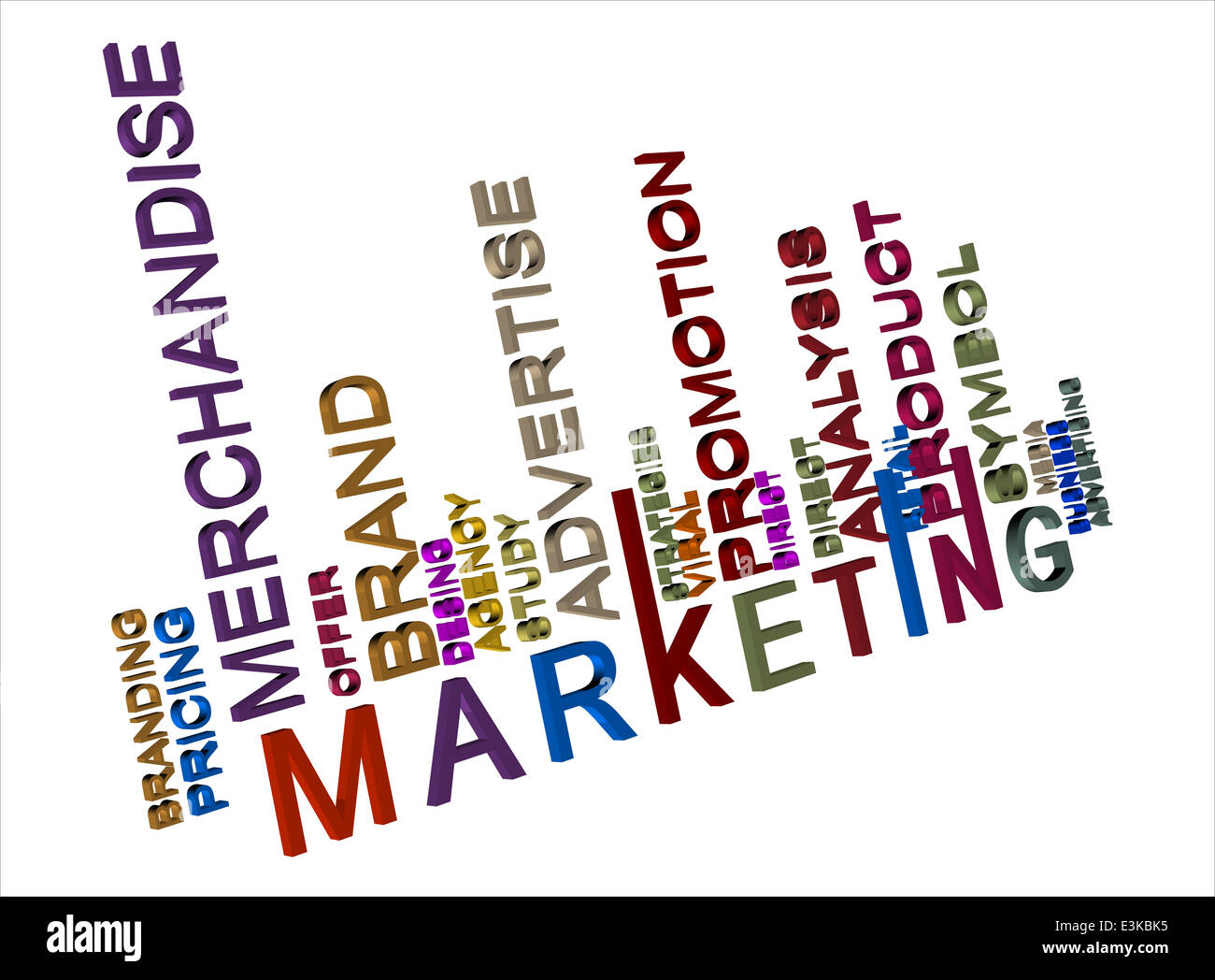 bunte marketing Text Barcode, Vektor Stockfoto