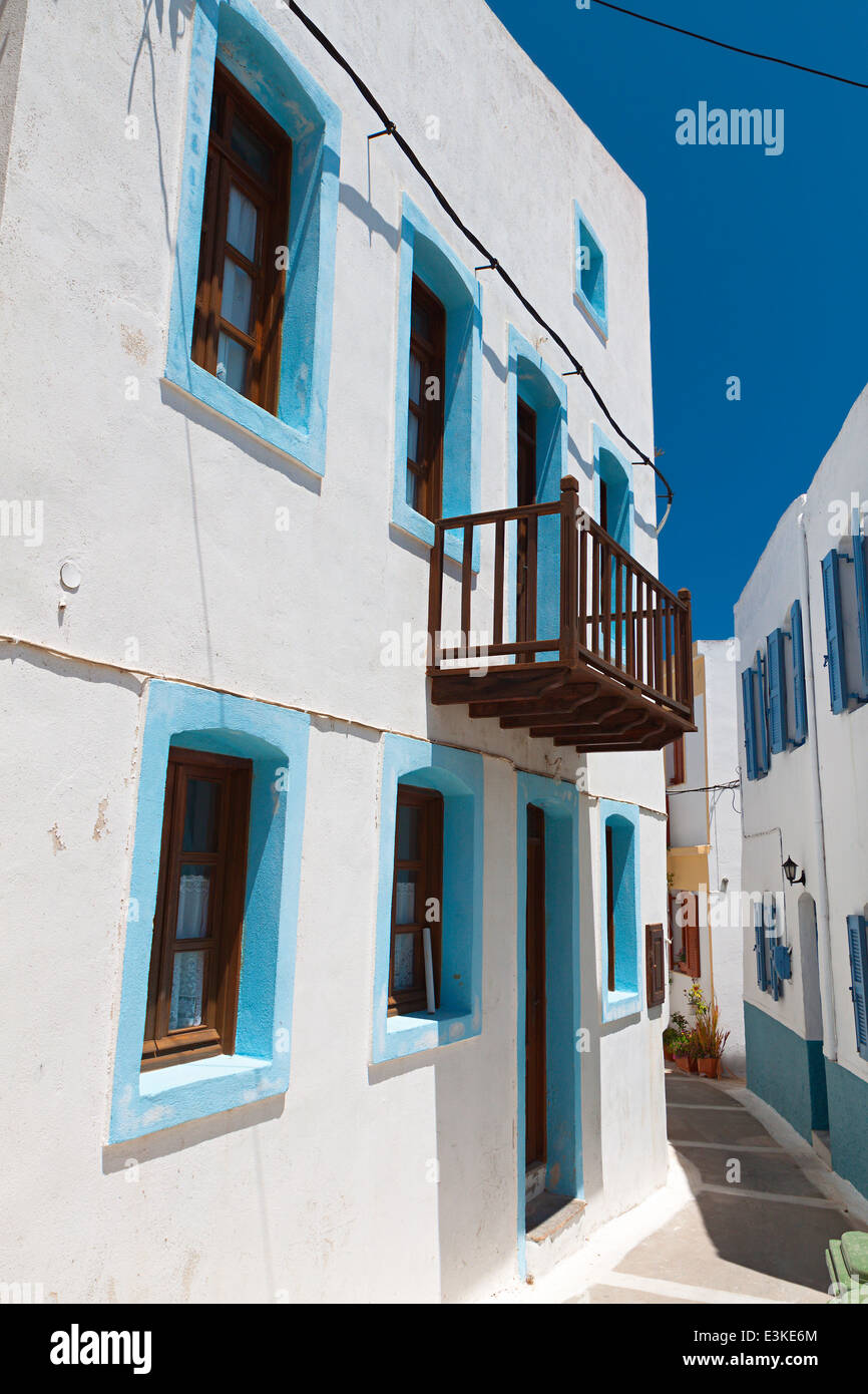 Traditionelle Dorf von Nikeia auf Nisyros Insel in Griechenland Stockfoto