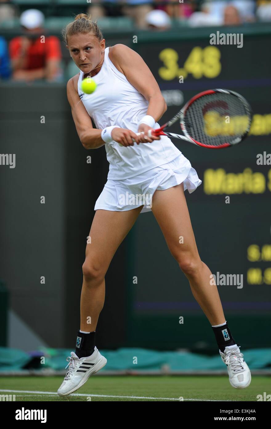 SAMANTHA MURRAY Großbritannien der ALL ENGLAND TENNIS CLUB WIMBLEDON LONDON ENGLAND 24. Juni 2014 Stockfoto