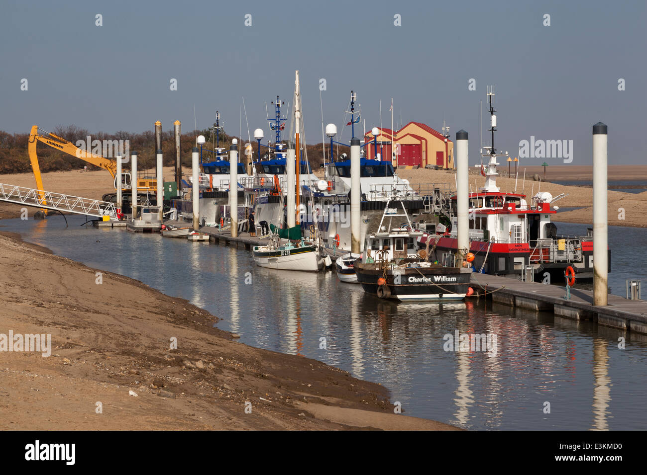 Brunnen neben dem Meer neue Neuer Hafen Stockfoto