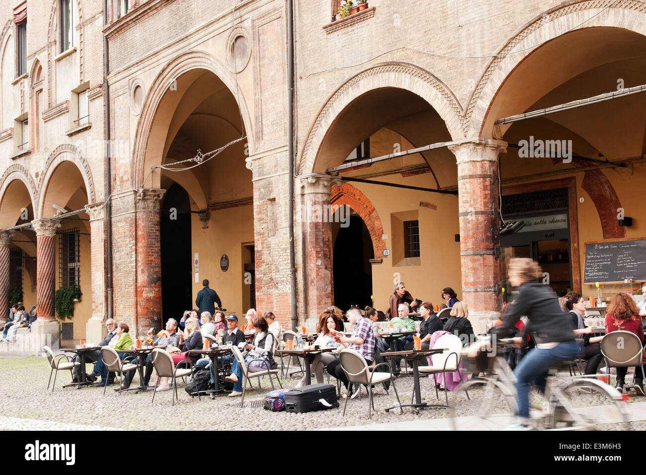 Bereich, Via Zamboni, Universität Bologna Stockfoto