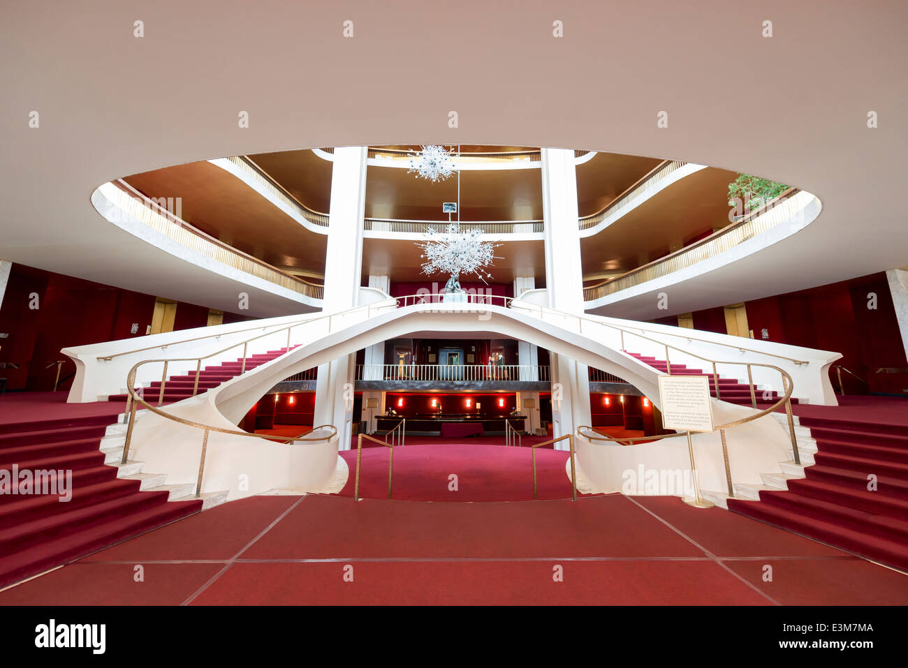 Metropolitan Opera Lobby, New York, USA Stockfoto