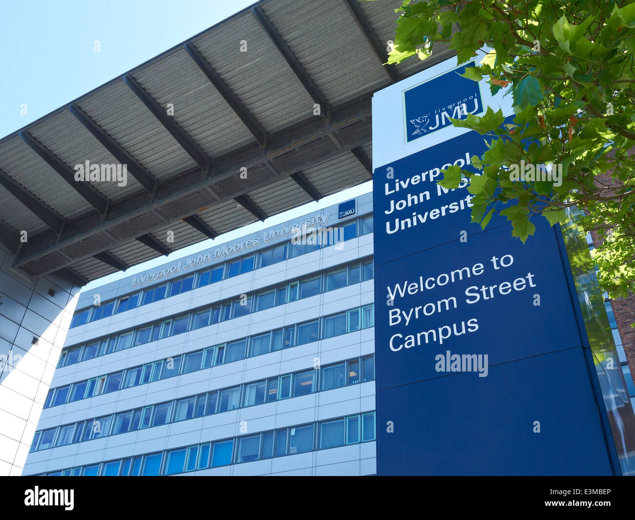 Byrom Street Campus der John Moores University in Liverpool Merseyside UK Stockfoto