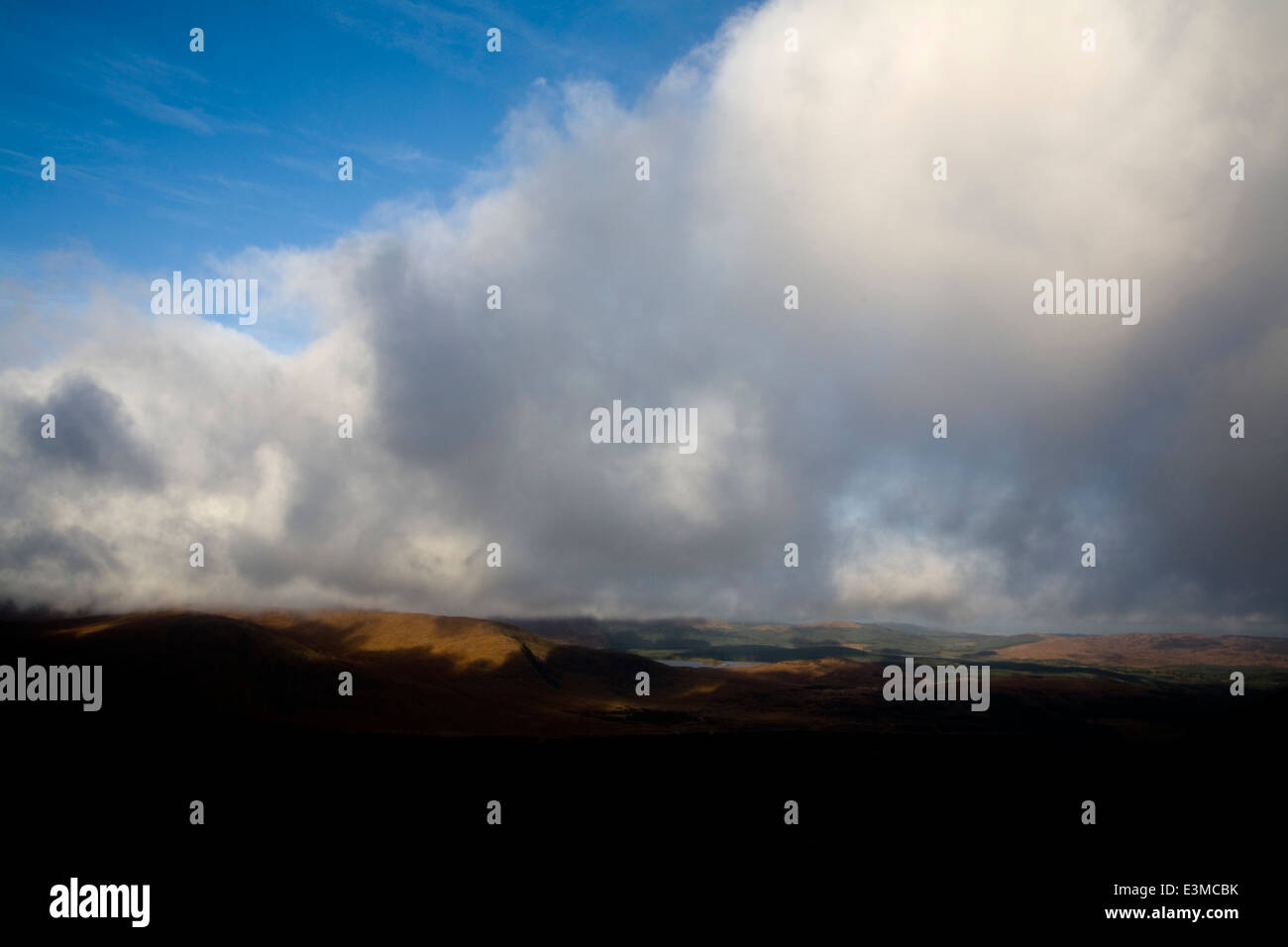 Galloway Forest Park in und um den Rhinns von Kells und die hinteren Hügel von Bush-Schutzhütte Stockfoto