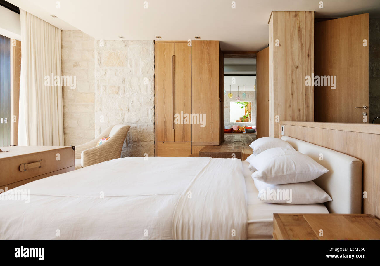 Moderne Schlafzimmer Stockfoto