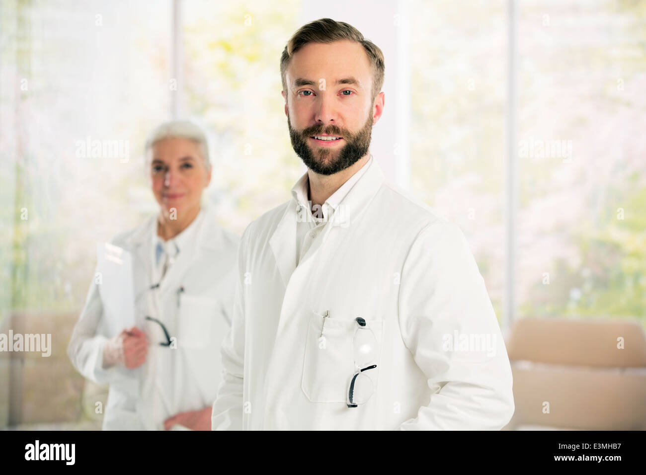 Porträt von zuversichtlich Ärzte Stockfoto