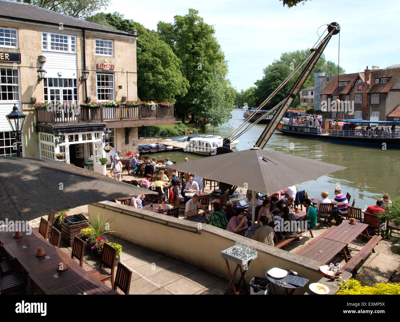 Der Kopf des River Pub, Oxford, UK Stockfoto