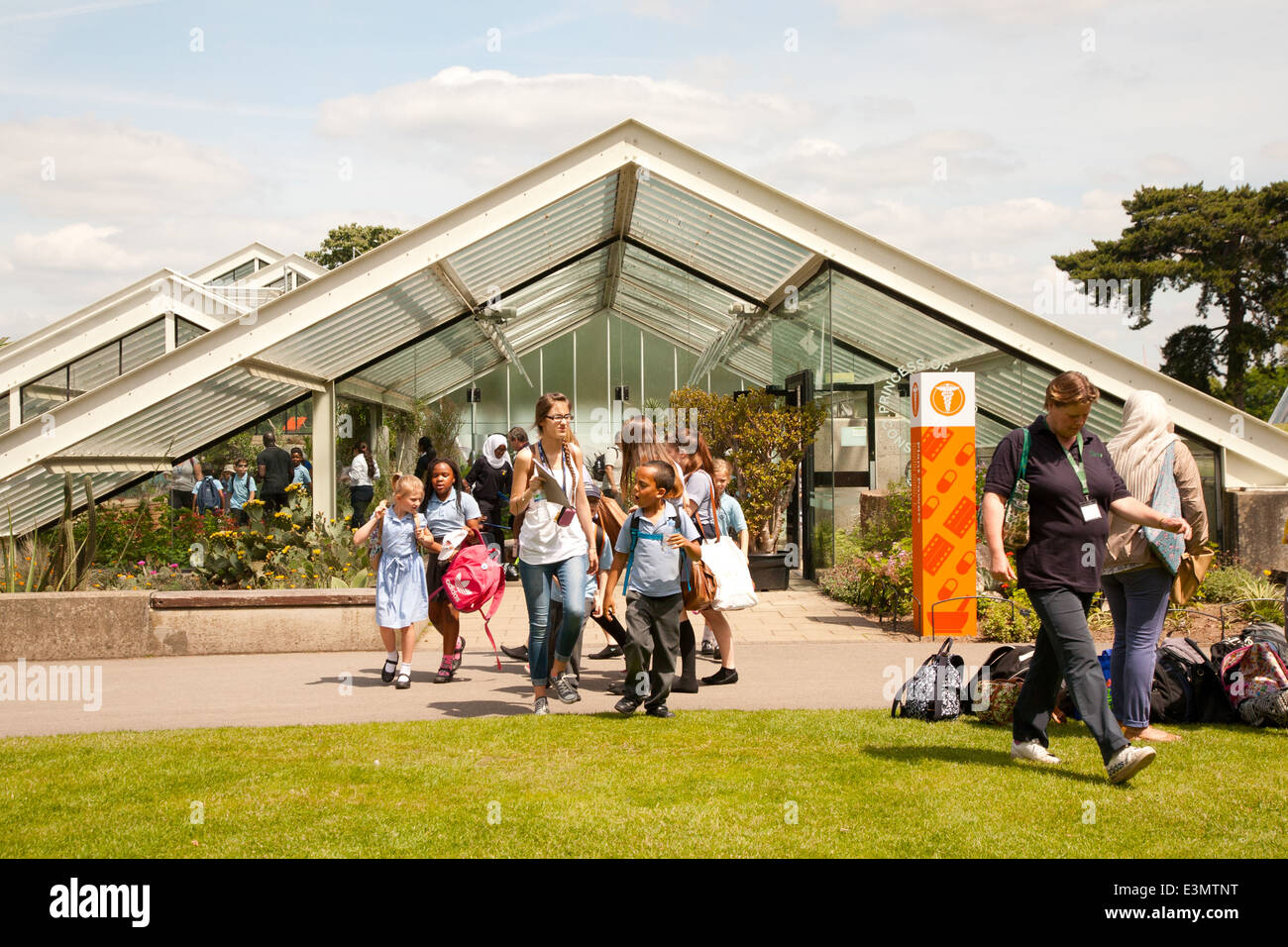 Prinzessin von Wales Conservatory in Kew Royal Botanic Garden, London, UK Stockfoto