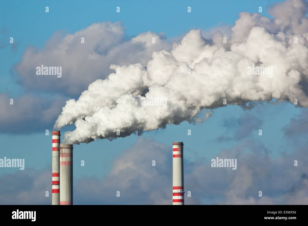 Luftverschmutzung Stockfoto