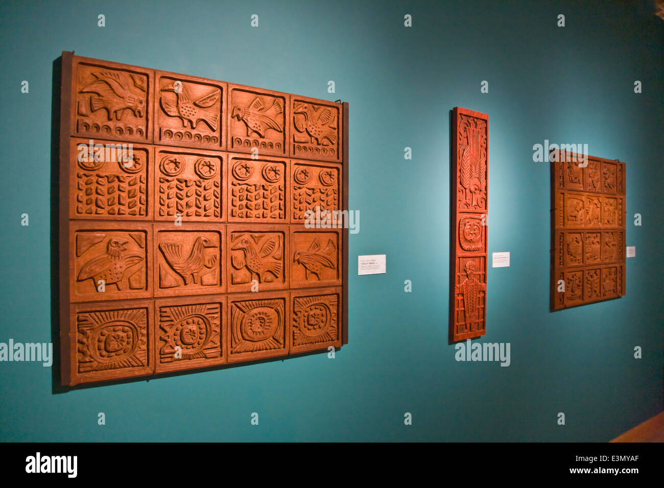 CALIFORNIA DESIGN Ausstellung im MINGEI INTERNATIONAL MUSEUM befindet sich im BALBOA PARK, SAN DIEGO, Kalifornien Stockfoto