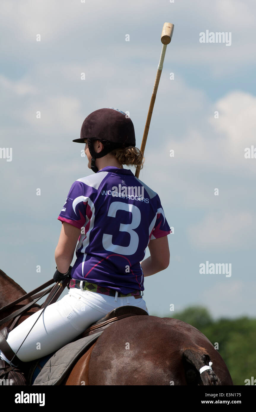 Loughborough University Polospieler an der National University Championships, Southam, Warwickshire, UK Stockfoto