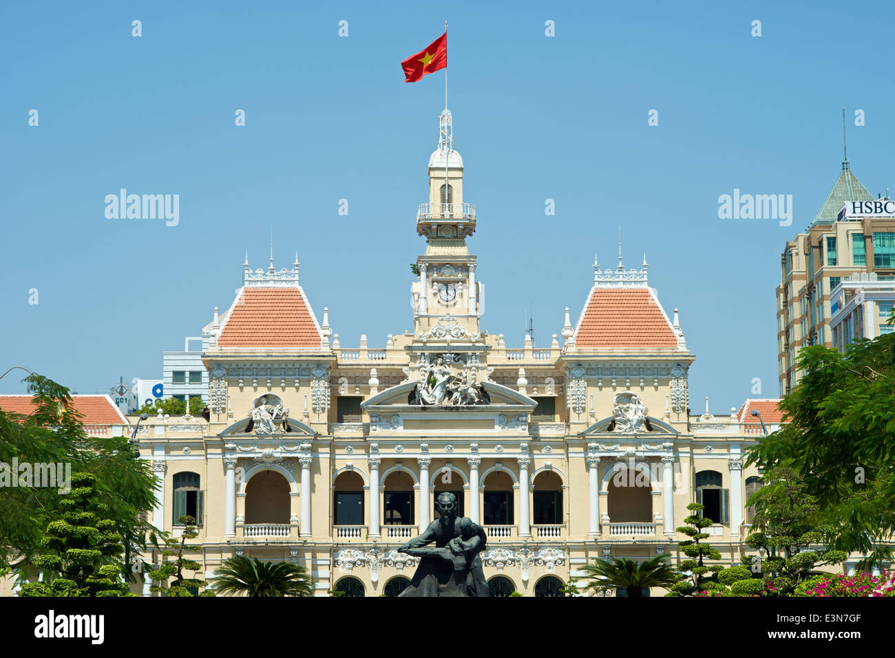 Regierungsgebäude von Ho Chi Minh in Vietnam Stockfoto