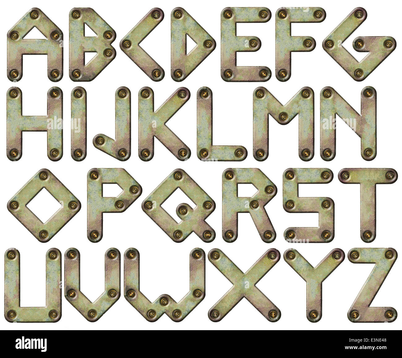 Metall alphabet buchstaben -Fotos und -Bildmaterial in hoher