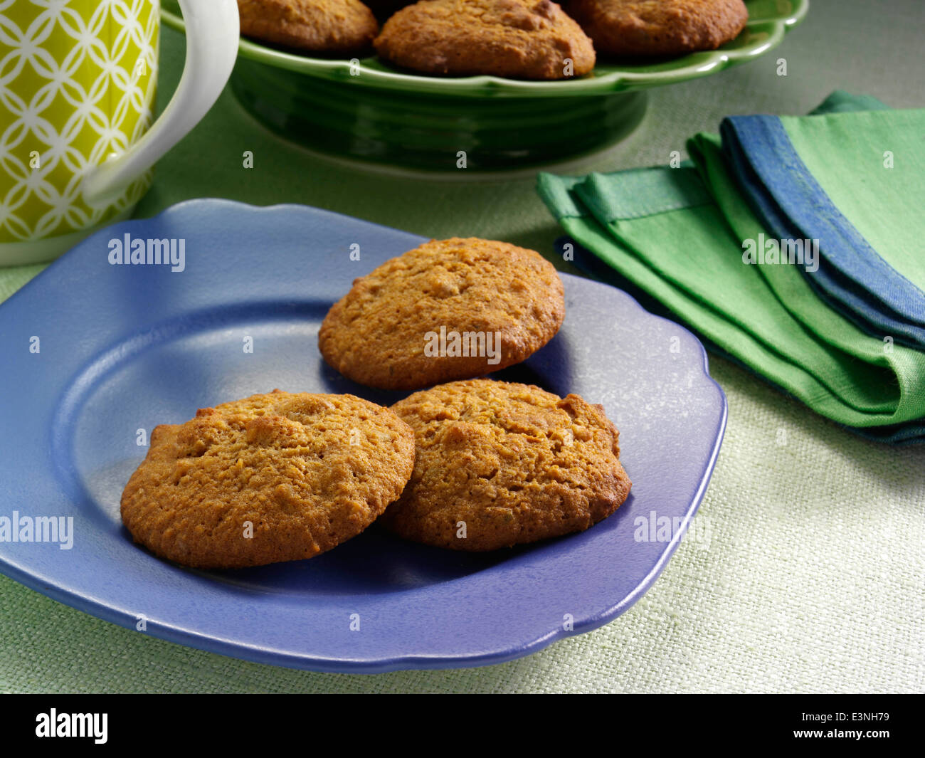 Ahorn-Walnuss cookies Stockfoto