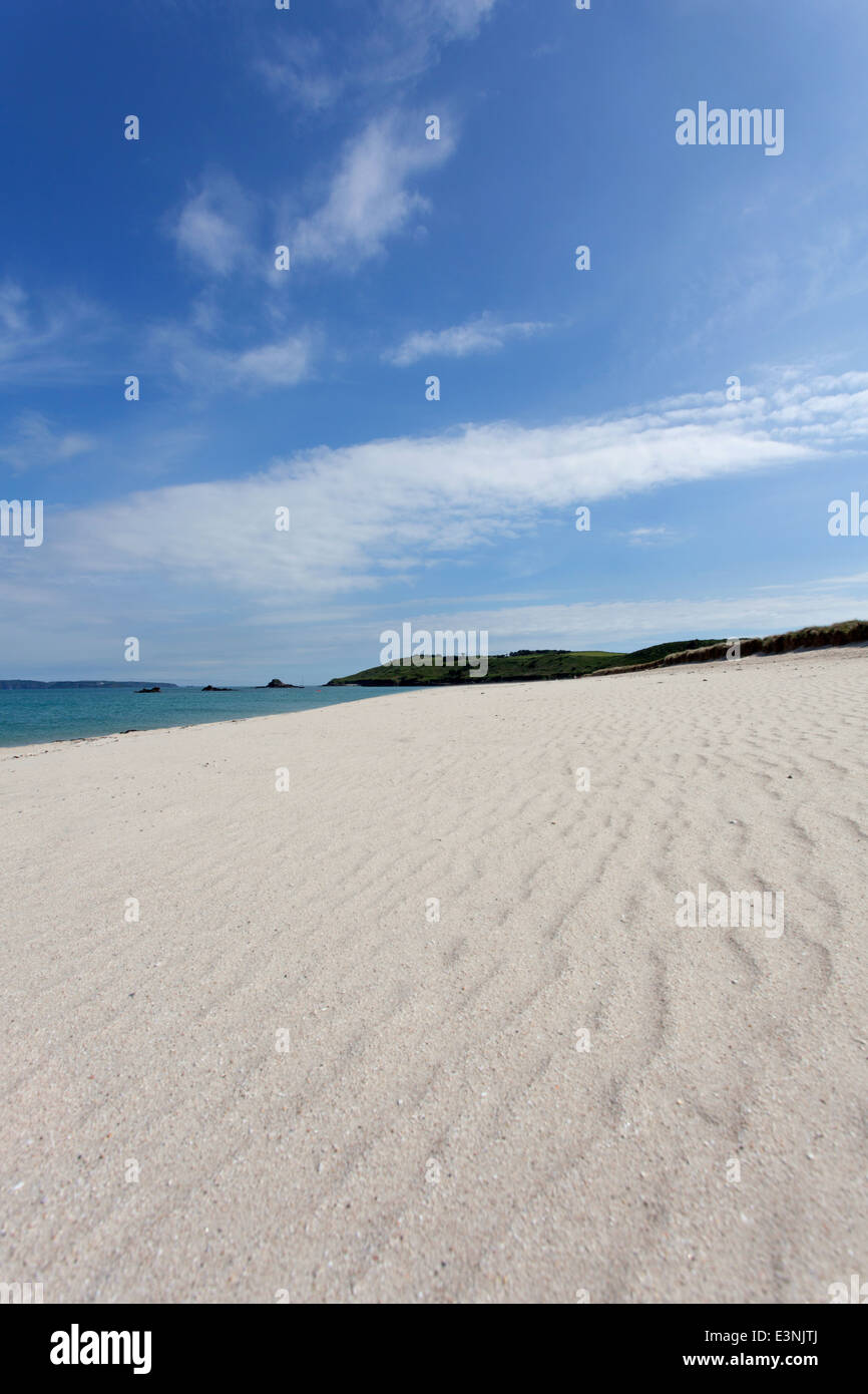 Verlassene Shell Beach, Herm, Kanalinseln, UK Stockfoto