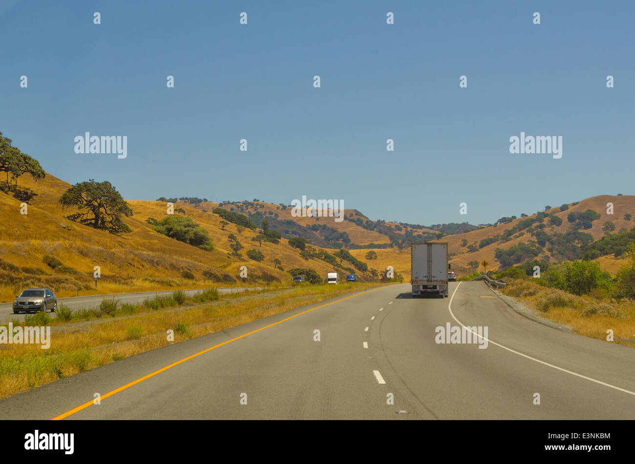 Pacheco Pass, Kalifornien Landstraße 152 Stockfoto