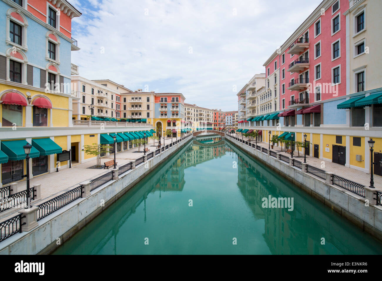 Doha, Katar, Porto Arabia, die neue Perle Immobilienentwicklung Stockfoto