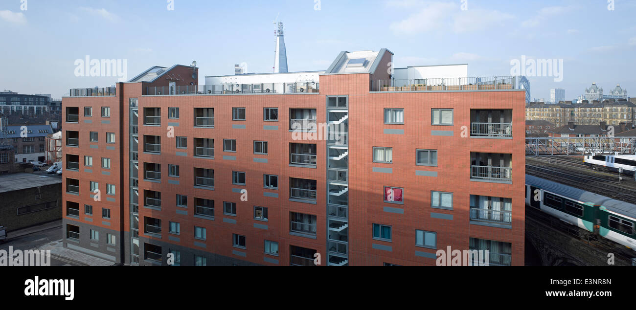 Bermondsey Central, Wohnungen, London Stockfoto